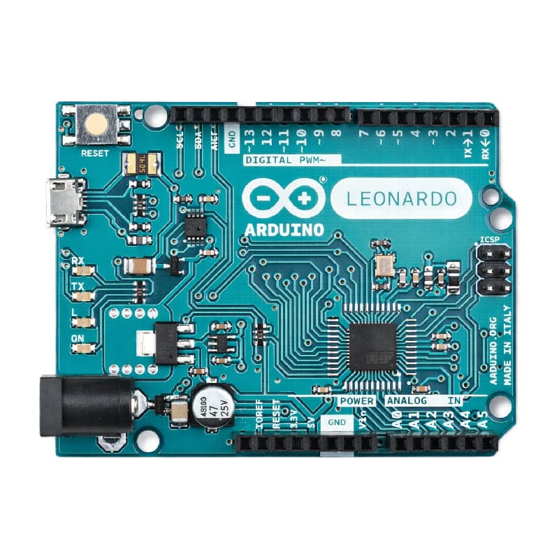 Official Arduino Leonardo R3 Development Board with Headers - View 2