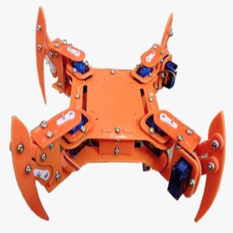 Acrylic Spider Robot DIY Kit - 4-Legged Walking Bot - View 1