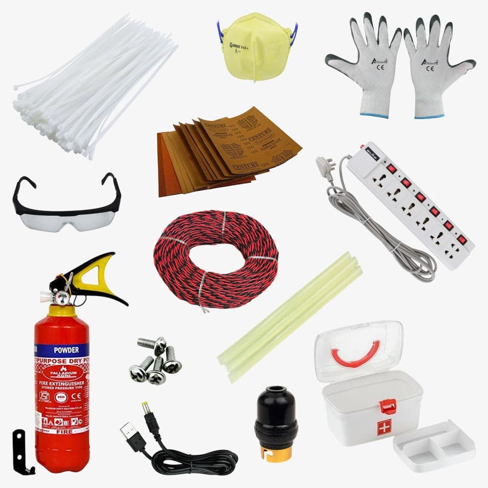 Atal Tinkering Lab – Package 4: Power Supply & Accessories and Safety Equipment - View 1