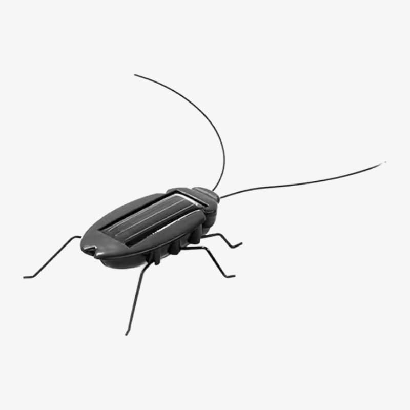 Solar-Powered Vibrating Black Cockroach Bug - View 2
