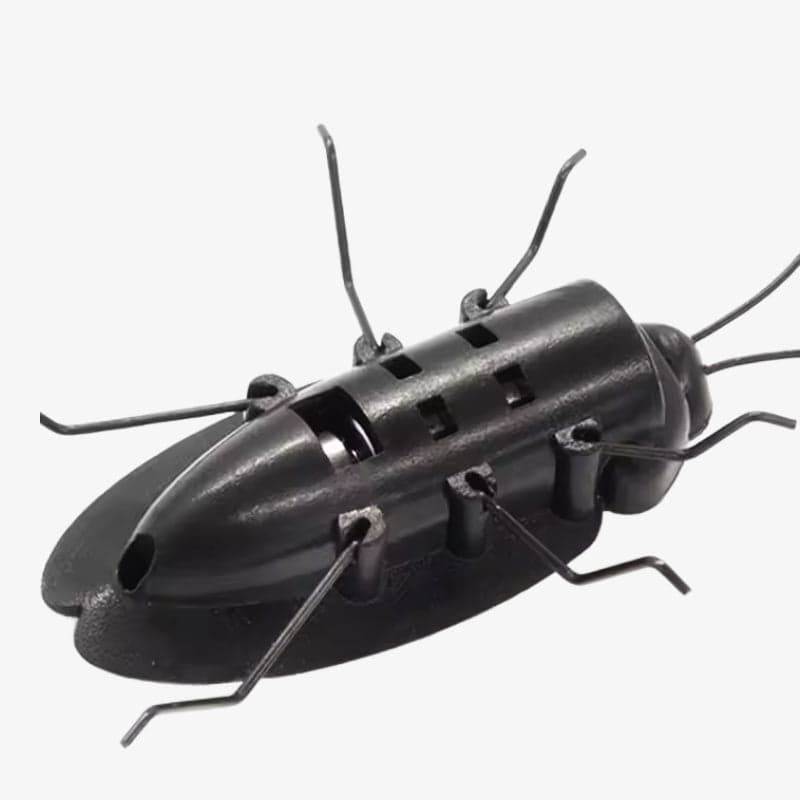 Solar-Powered Vibrating Black Cockroach Bug - View 3