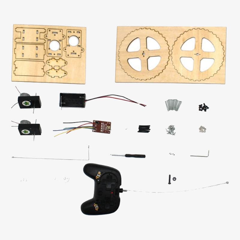 DIY 2 Wheeler Remote Controlled Car Kit without Battery - View 2
