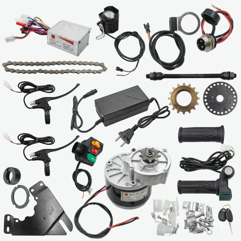 24V 250W 2A Electric Bike Motor Kit with Charger - MY1016Z2 - View 1