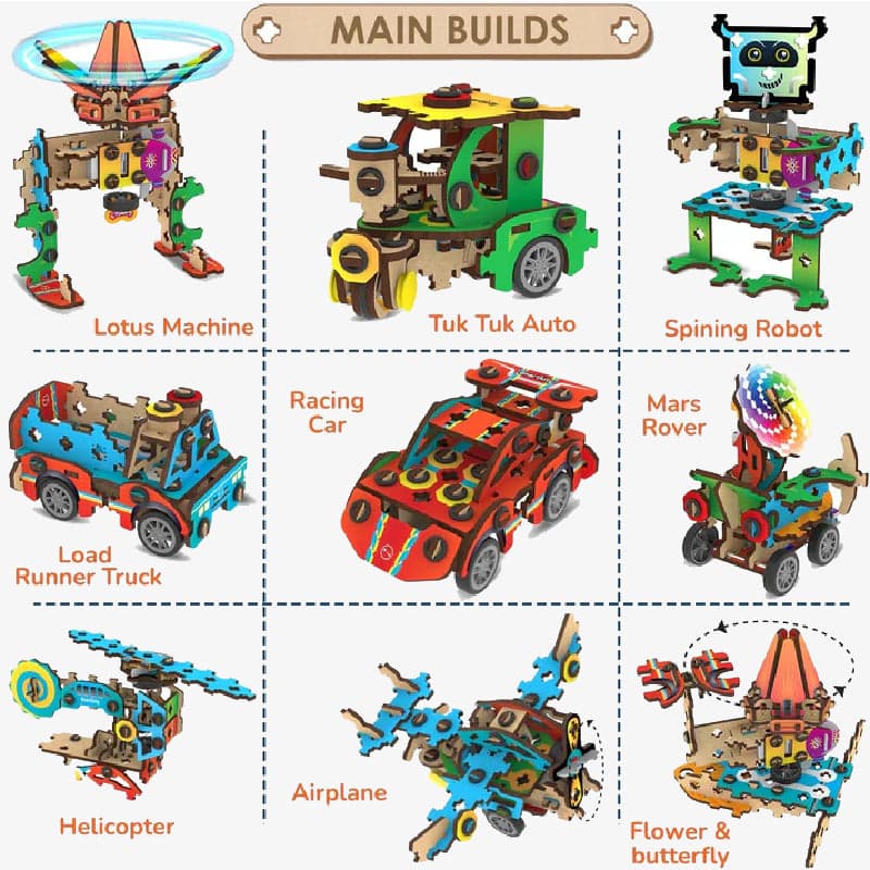20-in-1 Multi-Builds Spin-n-Go Kit for Kids - View 2