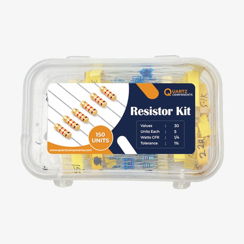 30 Sets DIP Resistor Kit from 1 Ohm to 1M Ohm 1/4 Watt with 1% Tolerance - 150Pcs - View 2