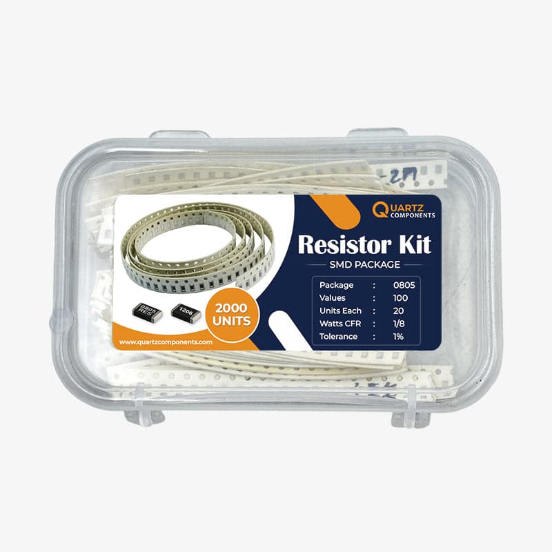 100 Sets 0805 SMD Resistor Kit from 0 Ohm to 3.3M Ohm 1/8 Watt with 1% Tolerance - 2000Pcs - View 3