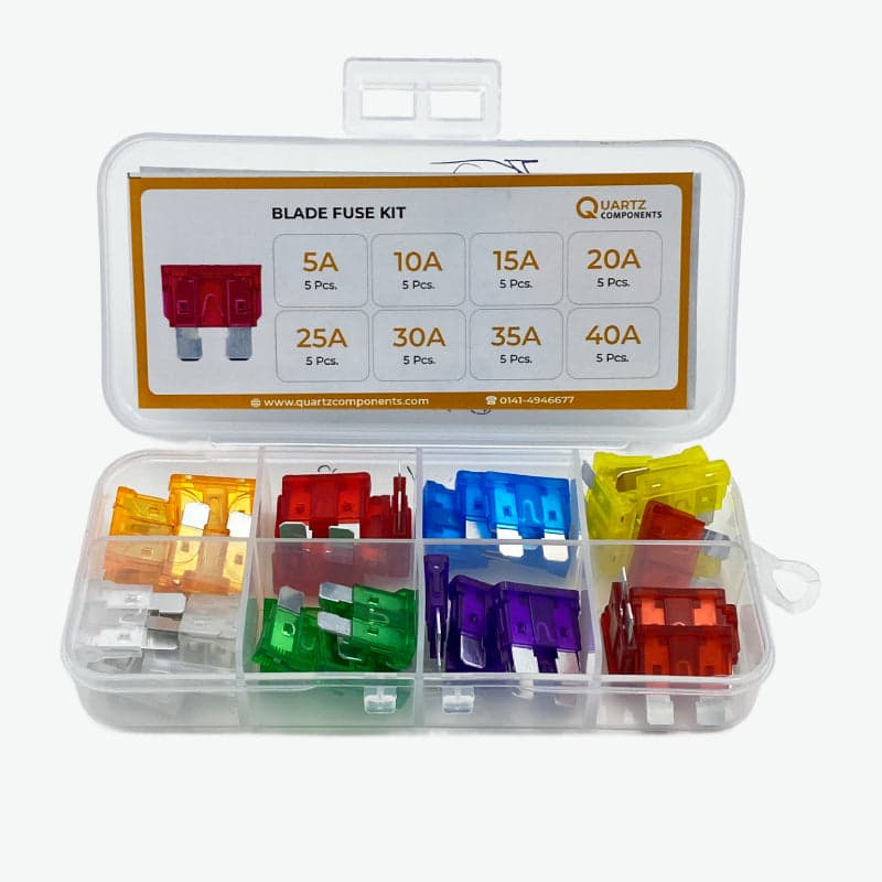 8 Values Automotive Blade Fuse Kit from 5A to 40A - 40Pcs - View 2