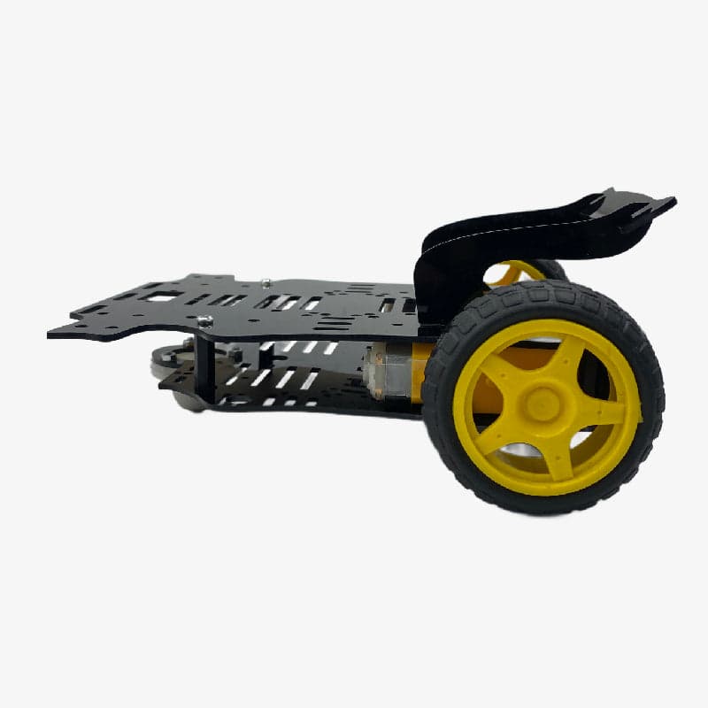 2 Wheel DIY Robot Car Chassis STEM Kit for Line Follower & Robotic Projects - View 3