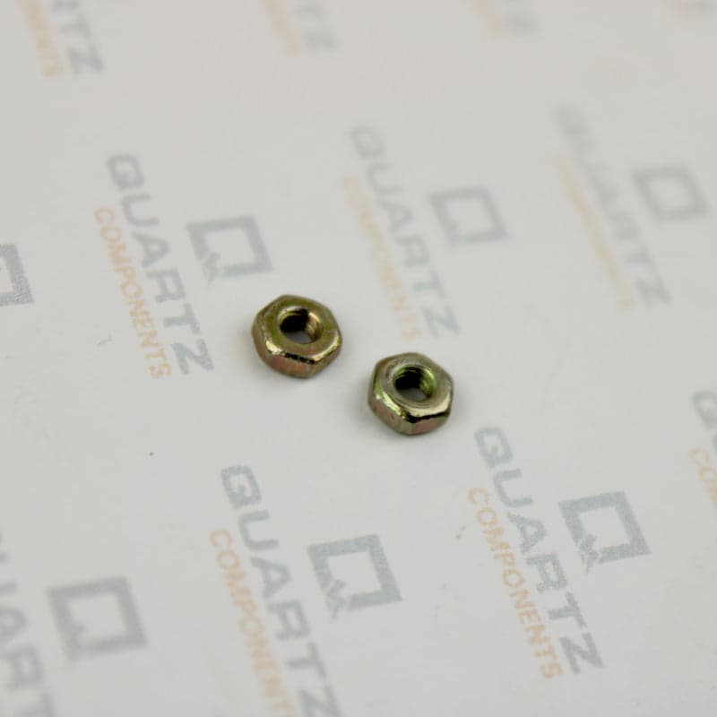 Pair of M2.5 Hex Nuts - View 2