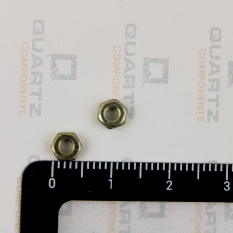 Pair of M2.5 Hex Nuts - View 3
