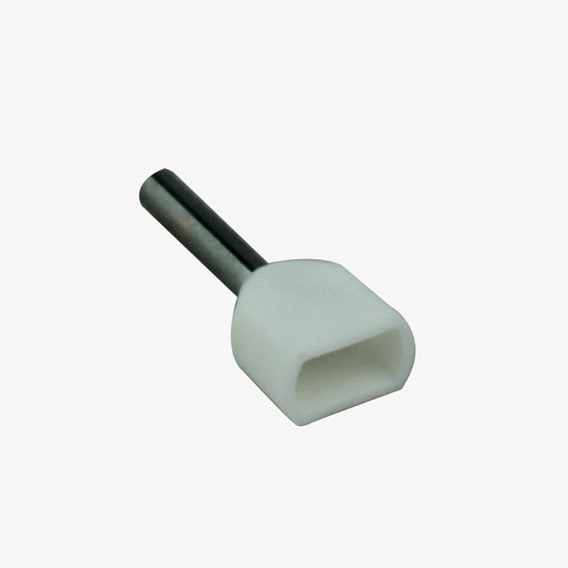 0.5 sqmm Twin Insulated Terminal Ferrule End Lug (Pack of 5) Crimp Wire Lugs/End Sealing Lugs/Crimp Connectors/Tubular Lugs - View 3