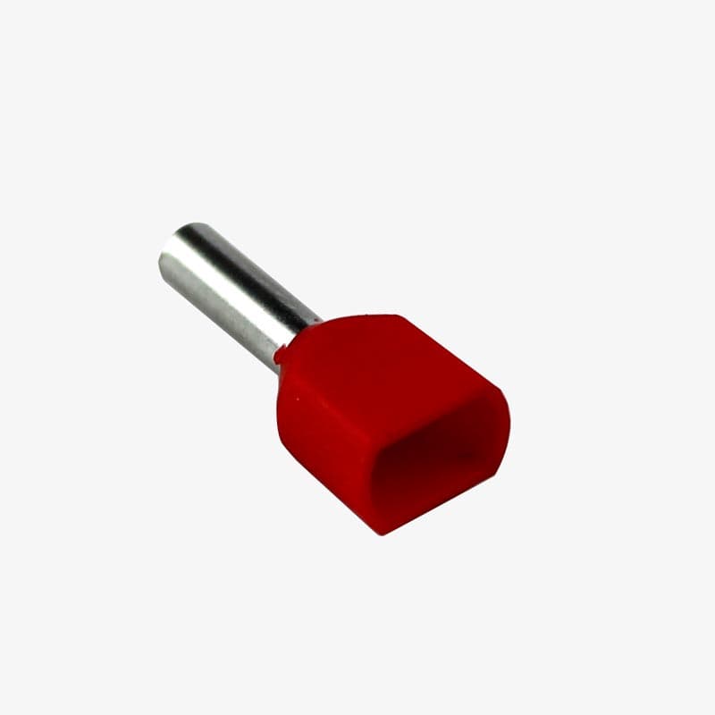 1 sqmm Twin Insulated Terminal Ferrule End Lug (Pack of 5) Crimp Wire Lugs/End Sealing Lugs/Crimp Connectors/Tubular Lugs - View 3