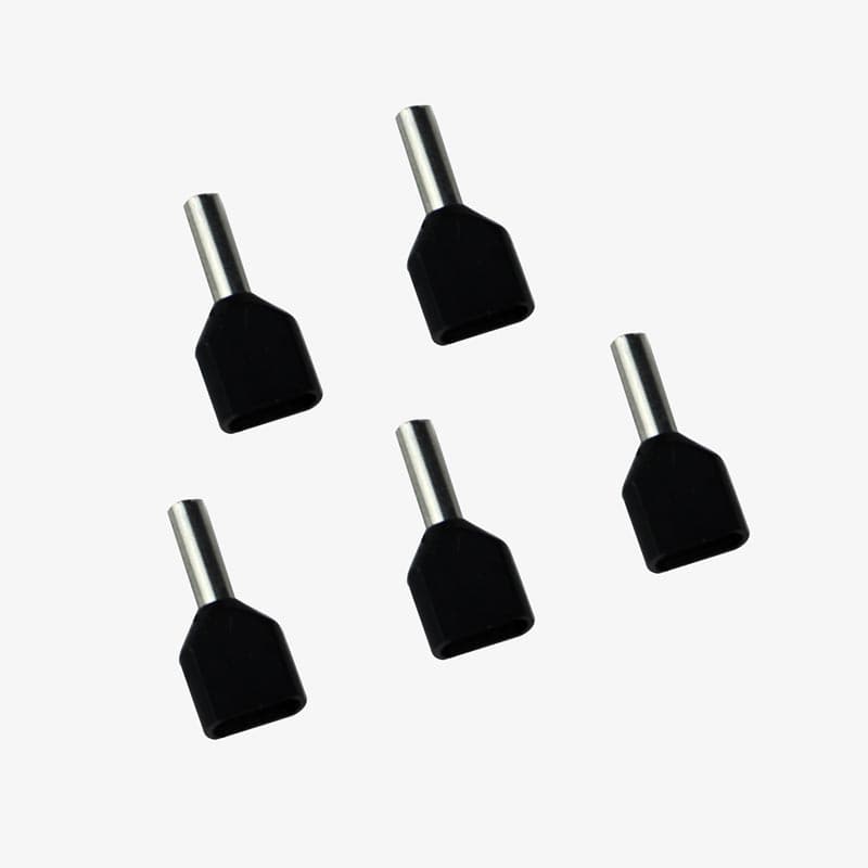 1.5 sqmm Twin Insulated Terminal Ferrule End Lug (Pack of 5) Crimp Wire Lugs/End Sealing Lugs/Crimp Connectors/Tubular Lugs - View 1