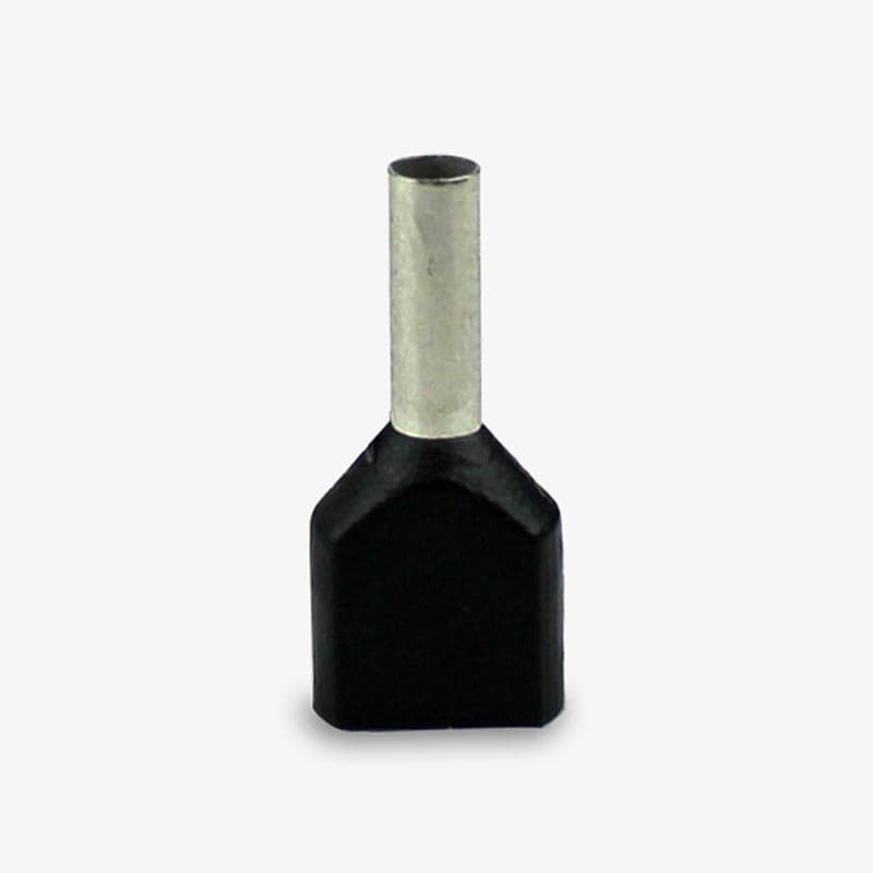 1.5 sqmm Twin Insulated Terminal Ferrule End Lug (Pack of 5) Crimp Wire Lugs/End Sealing Lugs/Crimp Connectors/Tubular Lugs - View 2