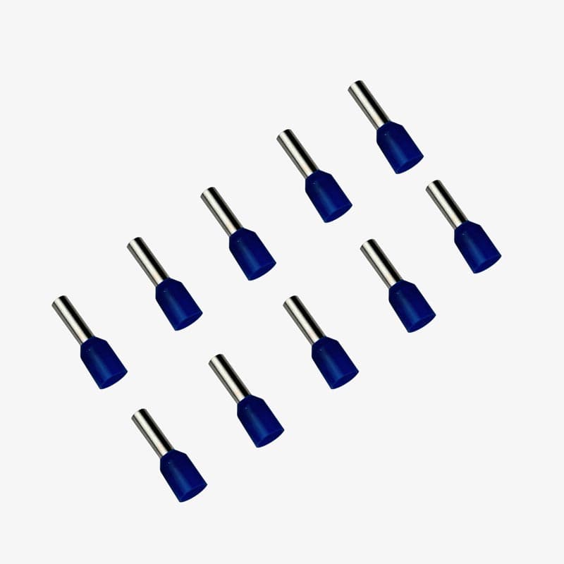 2.5 sqmm Insulated Terminal Ferrule End Lug (Pack of 10) Crimp Wire Lugs/End Sealing Lugs/Crimp Connectors/Tubular Lugs - View 1