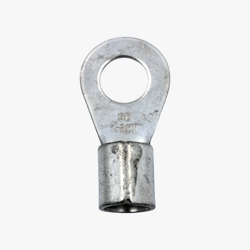 Non-Insulated Ring Terminal / Lugs (50mm/H-12mm) - View 1