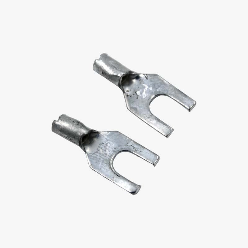 Non-Insulated Y-Spade Fork Terminal / Lugs (1.5mm) - Pack Of 2 - View 2