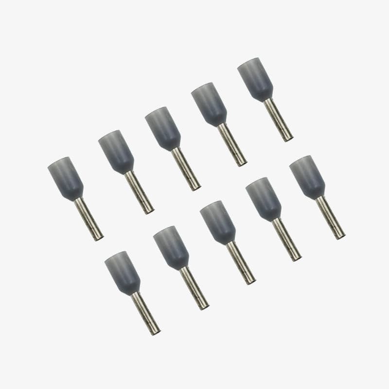 0.75 sqmm Insulated Terminal Ferrule End Lug (Pack of 10) Crimp Wire Lugs/End Sealing Lugs/Crimp Connectors/Tubular Lugs (E-7508) - View 1