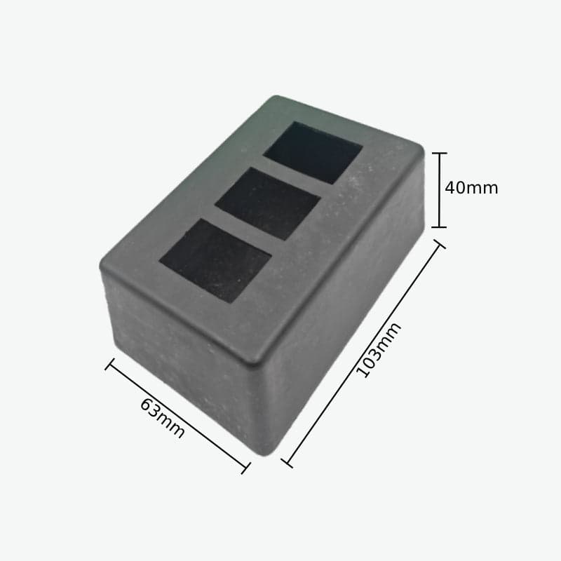 DPDT Switch Box Enclosure (Three Slot Housing) - View 3