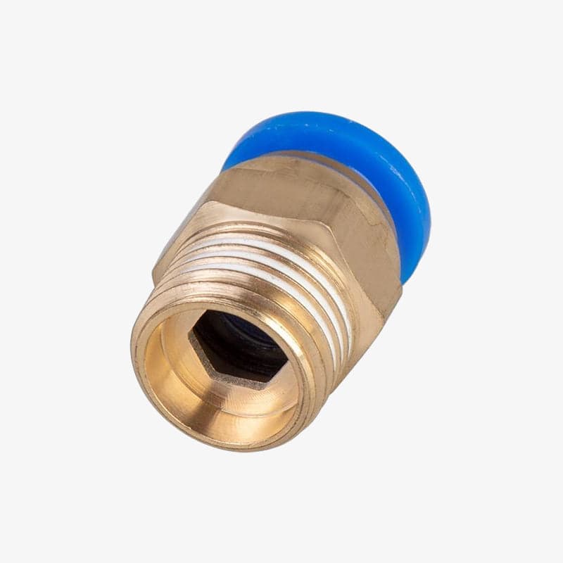 PC4-M10 4mm Pneumatic Coupler Straight Fitting for PTFE Bowden Tube - View 1