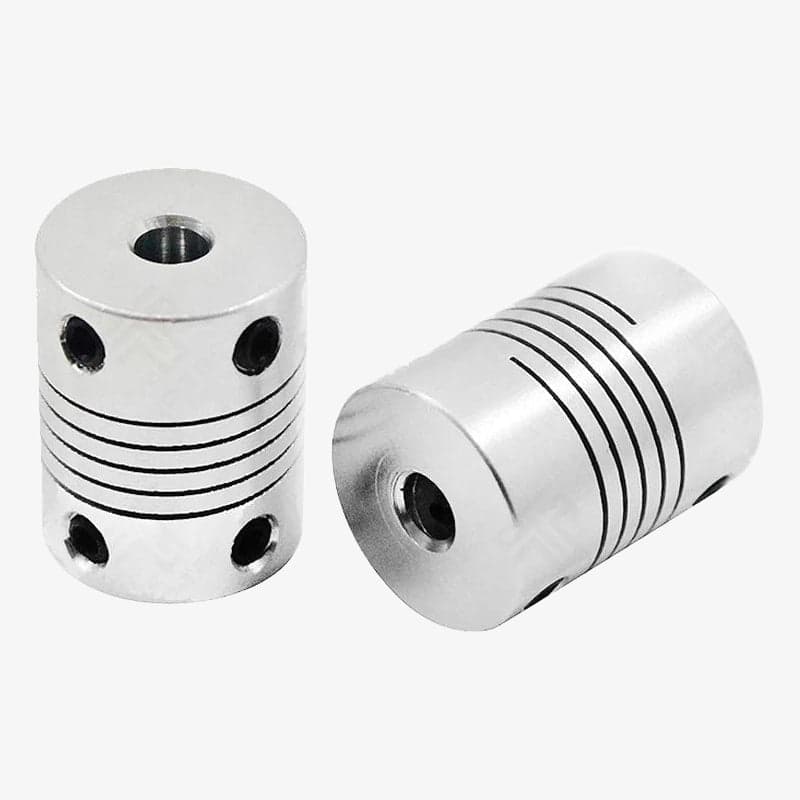 Aluminum Flexible Shaft Coupling - 5x5mm - View 1
