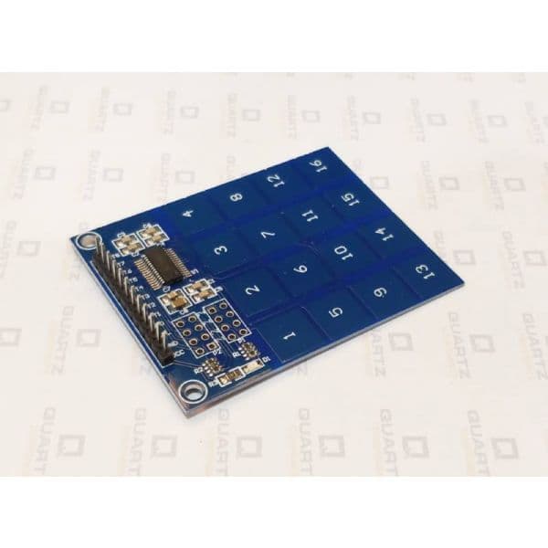 TTP229 16-Channel Capacitive Touch Sensor Module - View 2