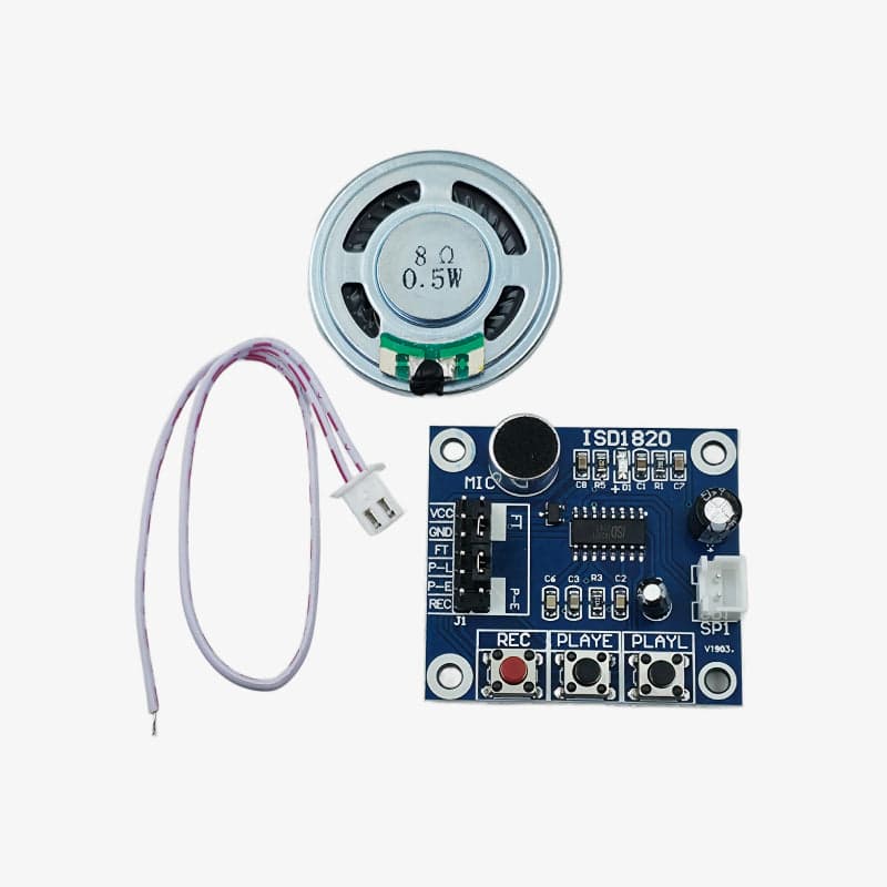 ISD1820 Sound/Voice Recorder Module with Speaker - View 1