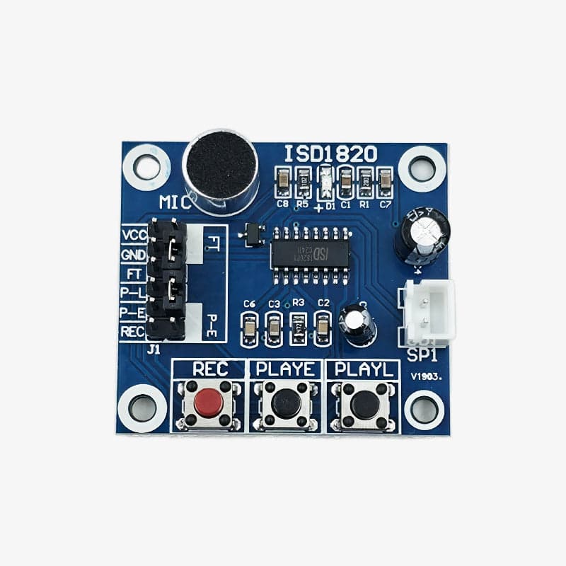 ISD1820 Sound/Voice Recorder Module with Speaker - View 2