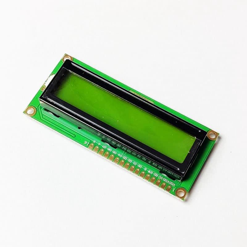 16x2 LCD Display (Green Backlight) - View 2