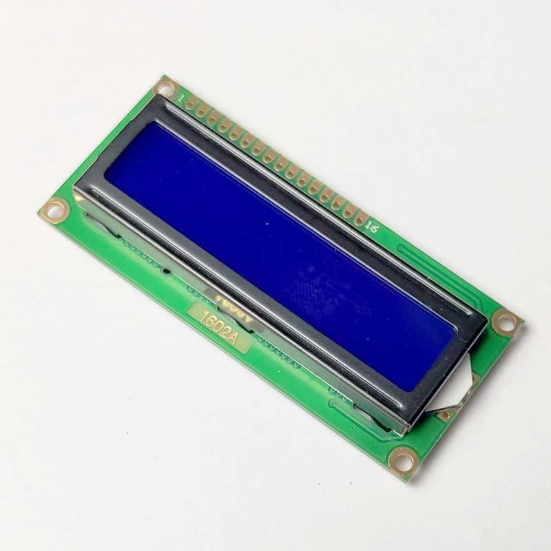 16x2 (1602) LCD Display (Blue Backlight) - View 1