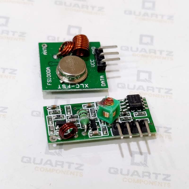433mHz RF Transmitter and Receiver Radio Module - View 3