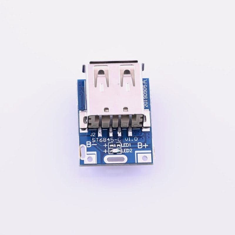 USB 5V Step-Up Booster - Lithium Battery Charging and Protection Module for Power Bank - View 1
