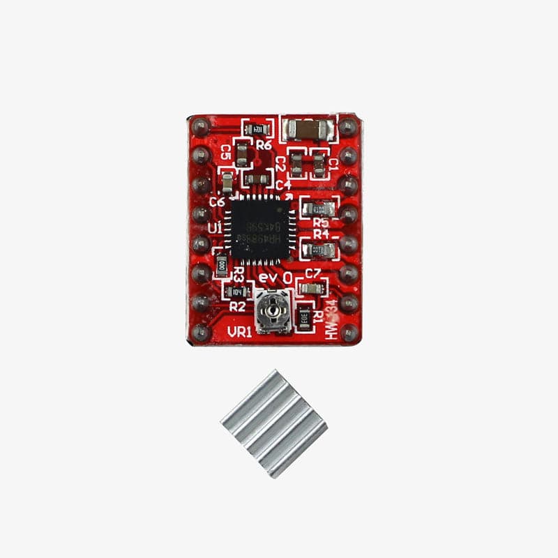 A4988 Stepper Motor Driver Module with Heatsink - View 1