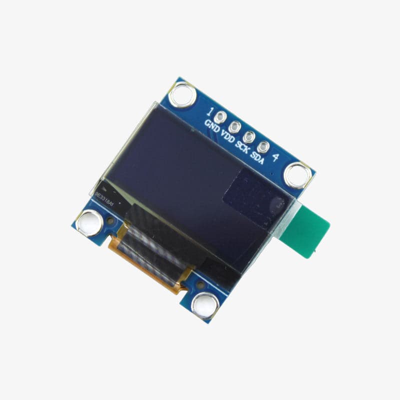 OLED Display 0.96 Inch I2C Interface / 4 Pin Blue SSD1306 - View 1