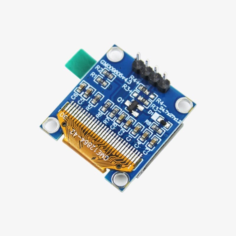 OLED Display 0.96 Inch I2C Interface / 4 Pin Blue SSD1306 - View 3