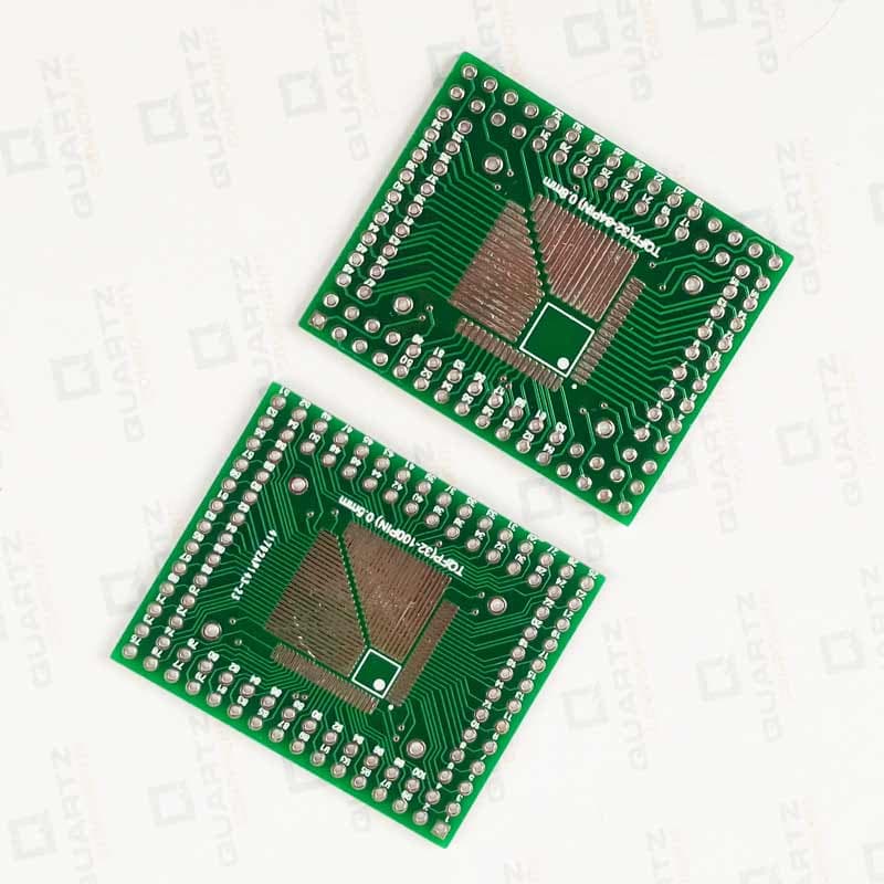 QFP/TQFP/LQFP/FQFP 32/44/64/80/100 LQF SMD to DIP Adapter PCB Board - View 3