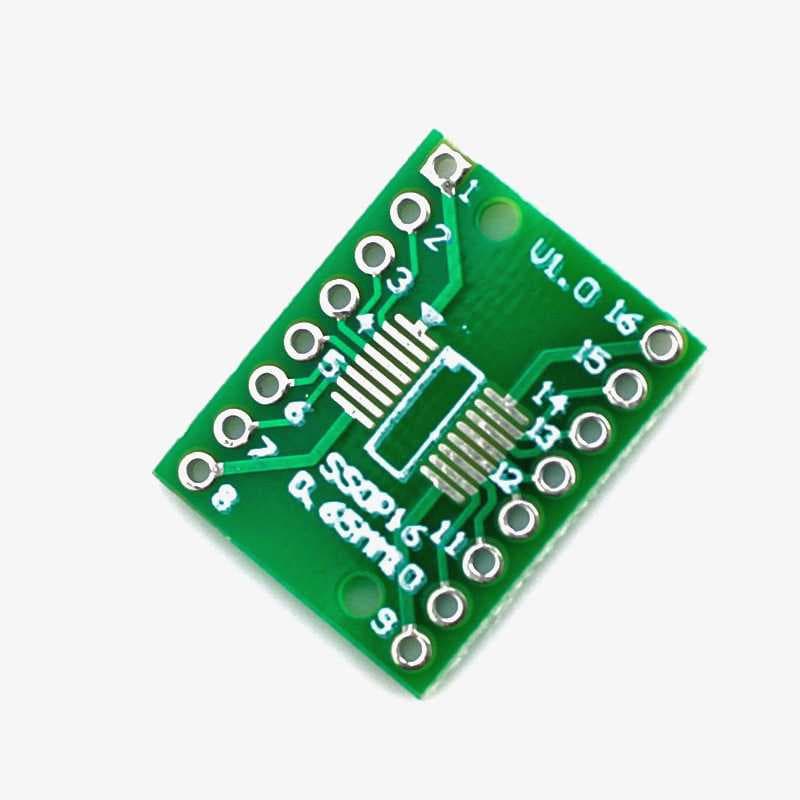 SOP16 DIP Adapter Converter PCB Board 0.65/1.27mm - View 1