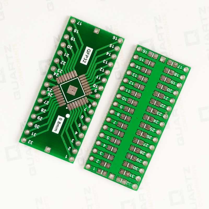 QFP32 DIP Adapter Converter PCB Board 0.65/1.27mm - View 3