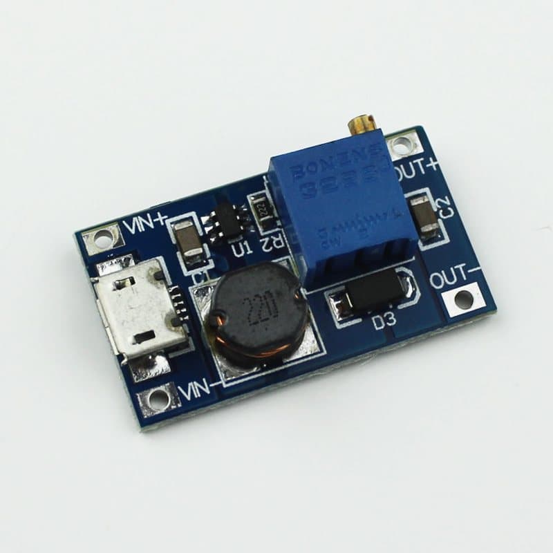 MT3608 DC Step Up Boost Voltage Regulator Module with USB - View 2