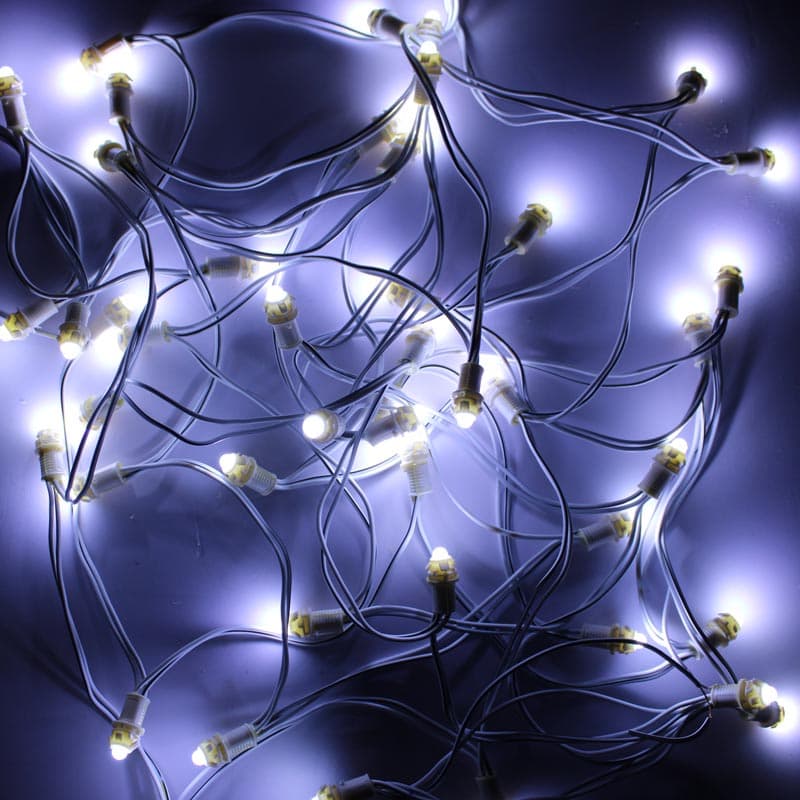 White 9mm 12v 5 inch Pixel Led Serial Decoration Light - 5 meters - 50 Leds - View 2