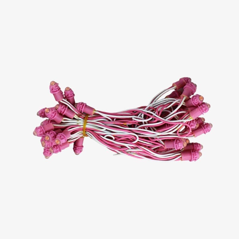 Pink 9mm 12v 5 inch Pixel Led Serial Decoration Light - 5 meters - 50 Leds - View 1