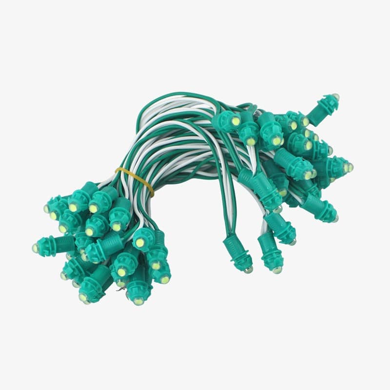 Green 9mm 12v 5 inch Pixel Led Serial Decoration Light - 5 meters - 50 Leds - View 1