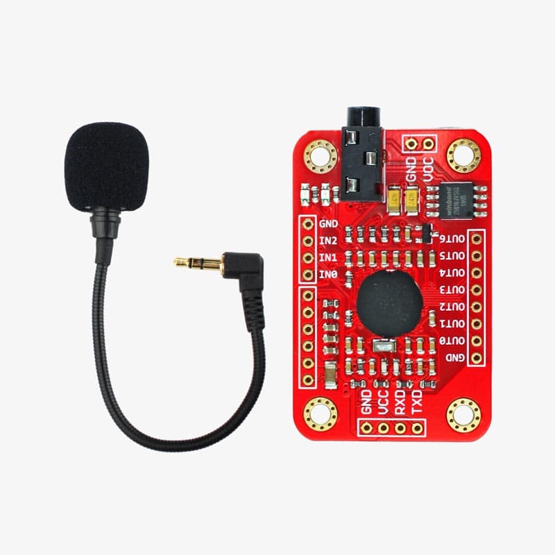 Voice/Speech Recognition Module V3 with Microphone compatible with Arduino - View 2