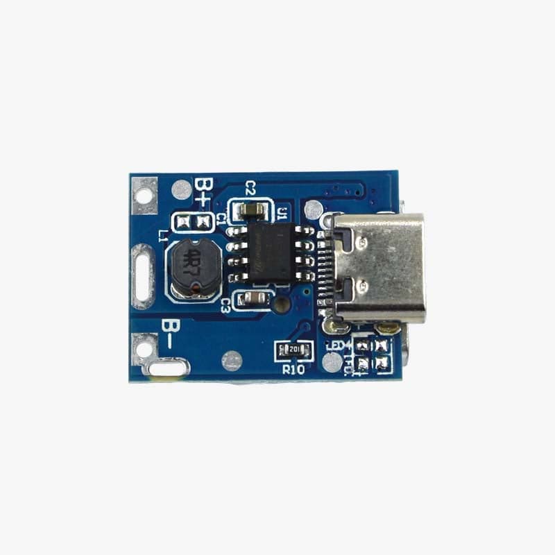 USB Type-C 5V Step-Up Booster - Lithium Battery Charging and Protection Module for Power Bank - View 1