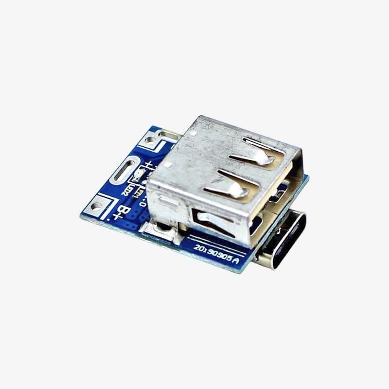 USB Type-C 5V Step-Up Booster - Lithium Battery Charging and Protection Module for Power Bank - View 2