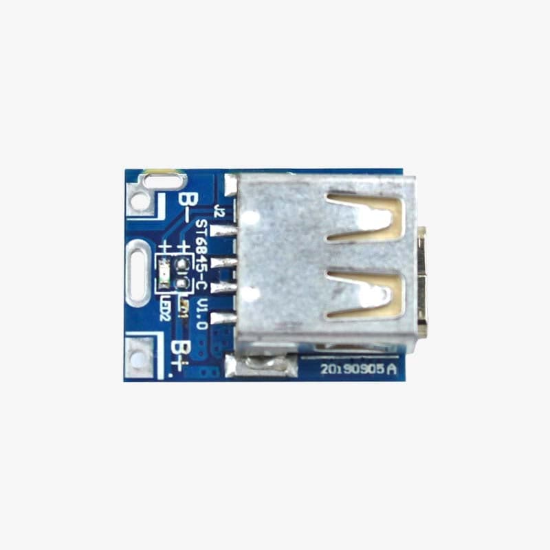 USB Type-C 5V Step-Up Booster - Lithium Battery Charging and Protection Module for Power Bank - View 3