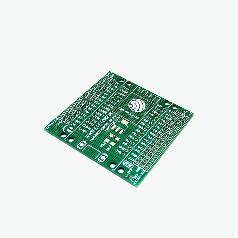 ESP-WROOM-32 ESP32 Breakout Board PCB - 55X52mm - View 1