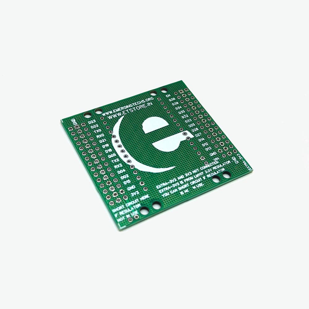 ESP-WROOM-32 ESP32 Breakout Board PCB - 55X52mm - View 2