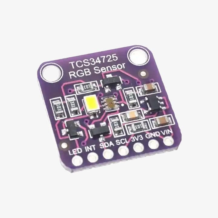 TCS34725 RGB Color Sensor Module - View 2