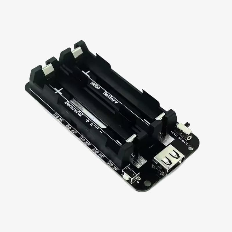 2 x 18650 Battery Shield V8 Module for Arduino and ESP32/ESP8266 - View 1